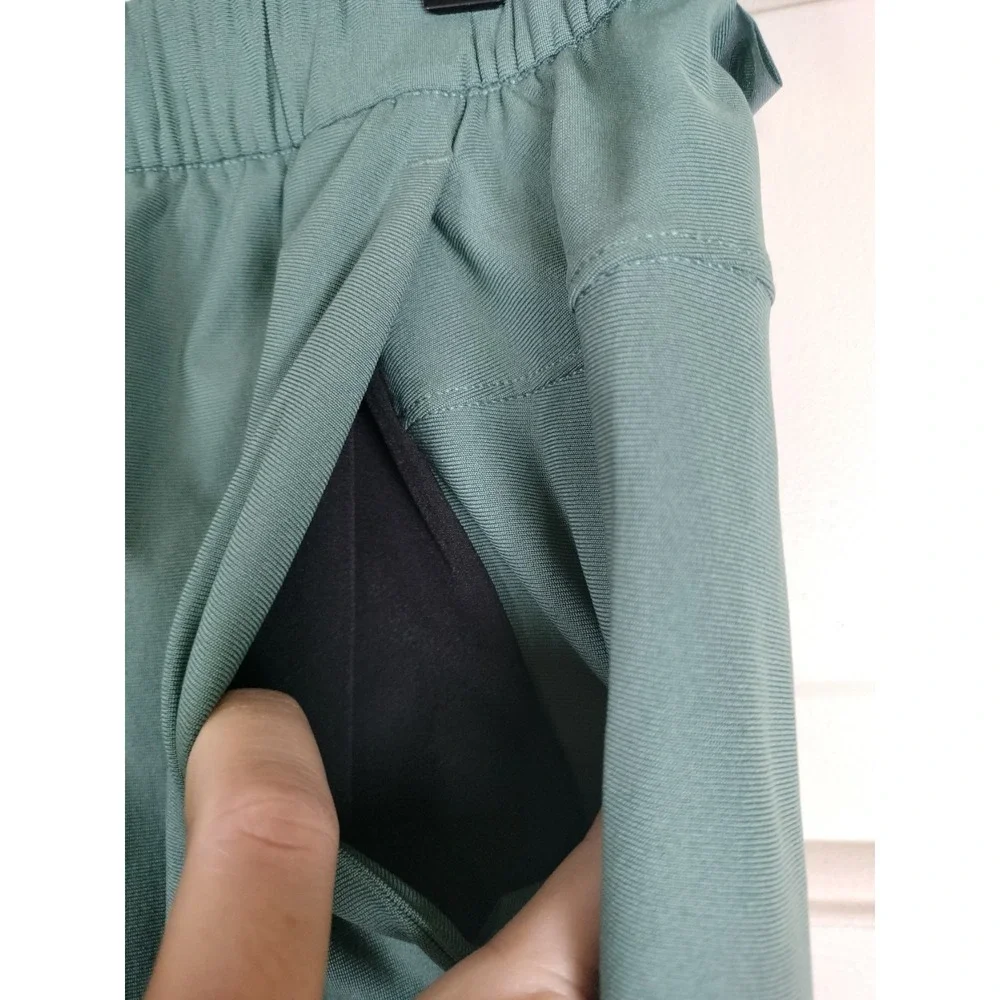 Lululemon City Sweat Jogger Pants Mens Medium Green Drawstring Athletic Stretch